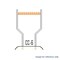 4446 - 25w 12.8v PAR36 Sealed Beam Emergency Light - GE Replacement Bulb